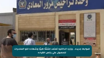 ضوابط جديدة.. وزارة الداخلية تعتمد كشفًا طبيًا وشهادة خلو المخدرات للحصول على رخص القيادة